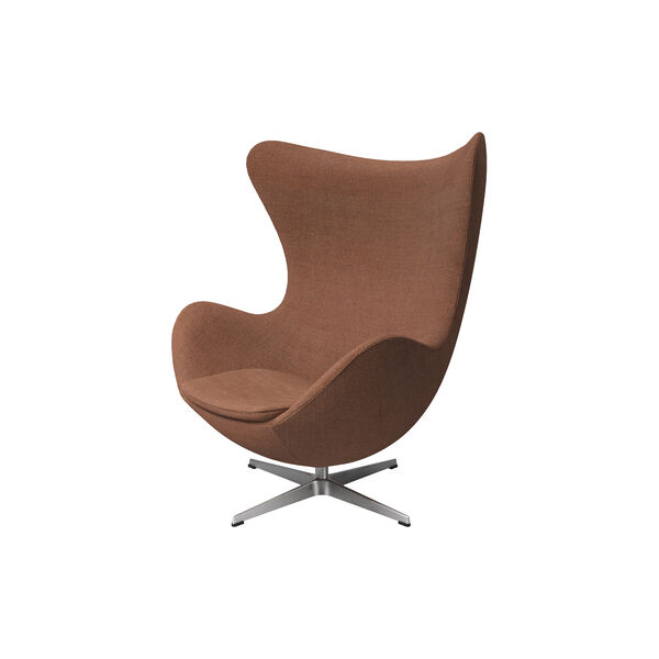 Ægget™ 3316 loungestol, Re-wool 568 orange/natural Ægget™ 3316 loungestol, Re-wool 568 orange/natural, Fritz Hansen