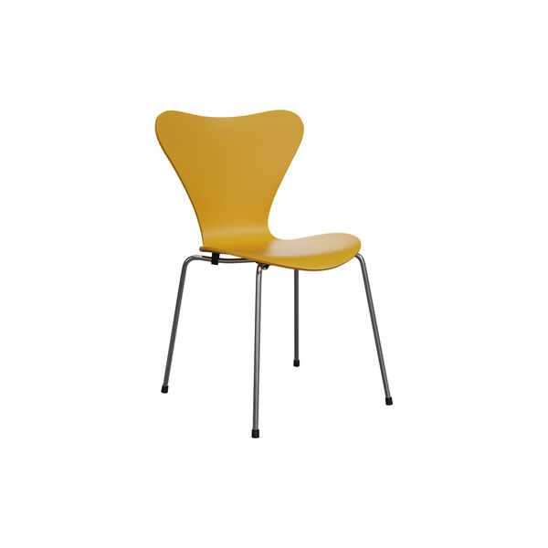 Serie 7&trade; 3107 Verner Panton 100 stol, yellow, Fritz Hansen