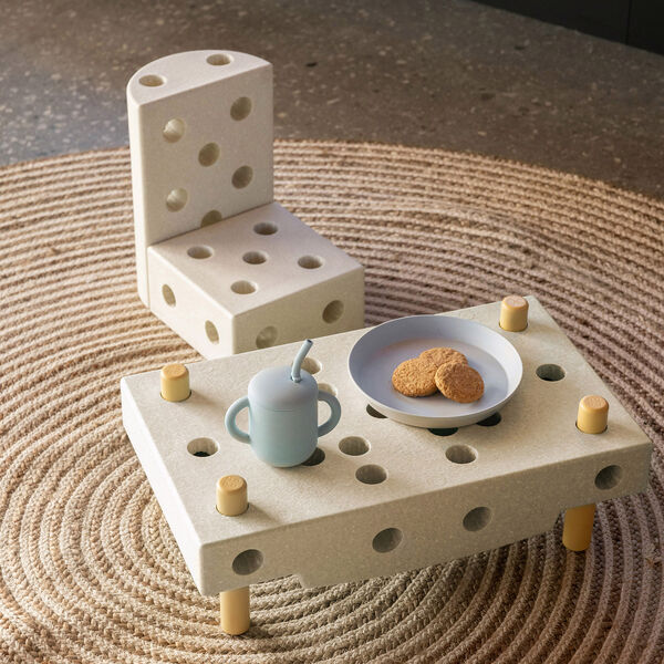 Explorer sæt, sand grey/honey yellow, MODU