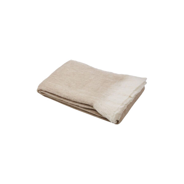 Plaid, light beige, NATURES Collection