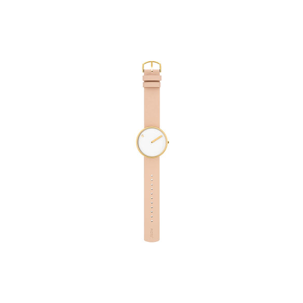 PICTO armbåndsur, white/gold/nude, Picto