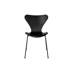 Serie 7&trade; 3107 monochrome stol, lak, sort, Fritz Hansen