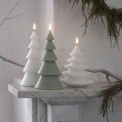 LED Smooth candle Christmas tree | 11x13 | Nordic white, Uyuni Lighting