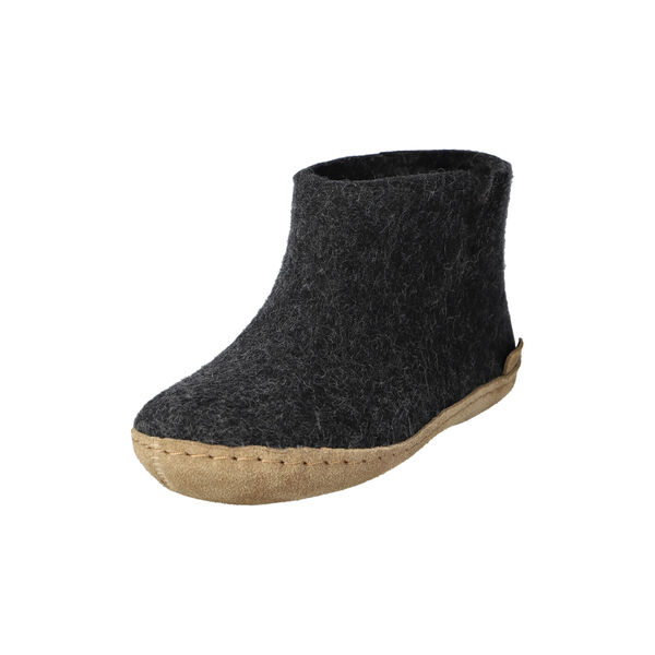 Filtankelstøvle junior, koksgrå, Glerups