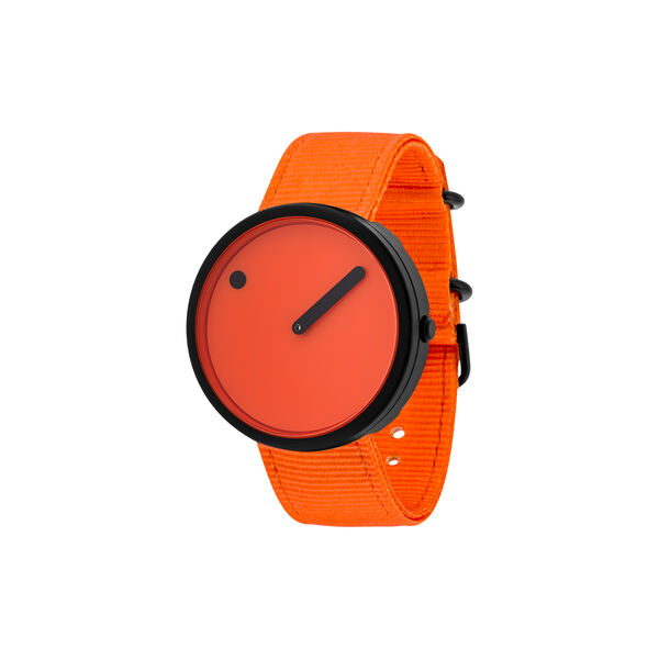 PICTO armbåndsur, signal orange/matt black/signal orange, PICTO