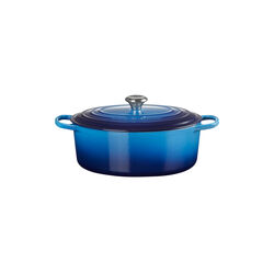 Signature oval gryde 6,3 L, azure blue, Le Creuset