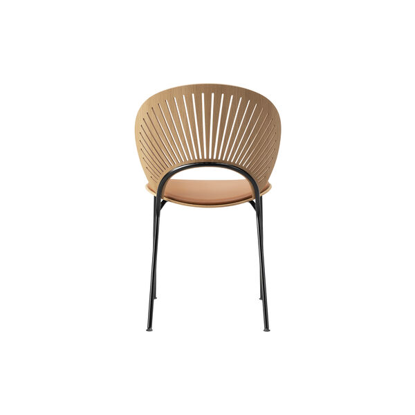 3396 Trinidad stol med s&aelig;depolstring, oiled oak/cognac/black, Fredericia Furniture