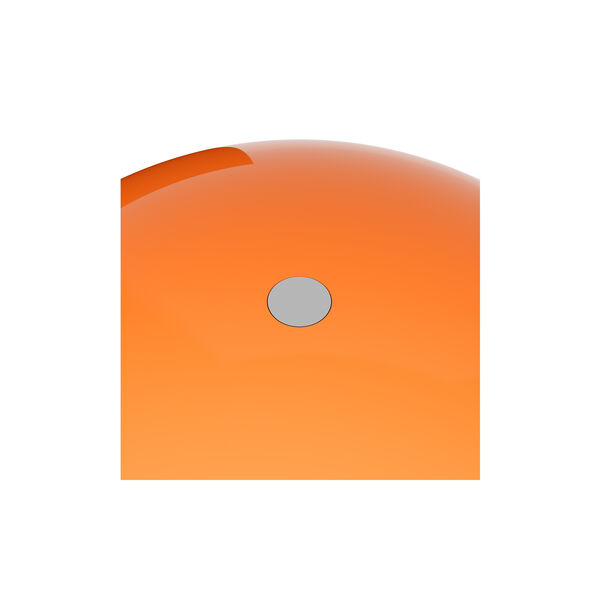 Wire Portable bordlampe, orange, Verpan