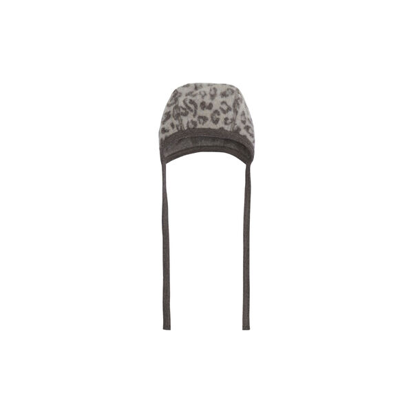 Bonnet Wool Fleece Jacquard, camel melange, HUTTEliHUT