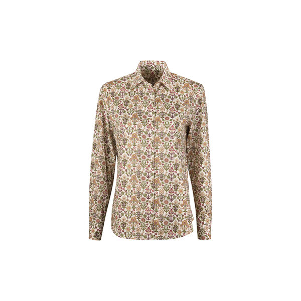 Siri Shirt, green pattern, Stenströms