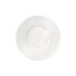Hvid Halvblonde dyb tallerken Ø 24 cm, Royal Copenhagen