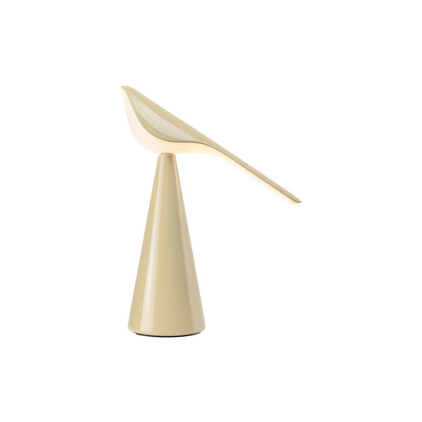 TIKI | T2 | Sand Beige Gloss | Transportabel Bordlampe, Established & Sons