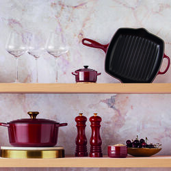 Peberkv&aelig;rn 21 cm, garnet, Le Creuset