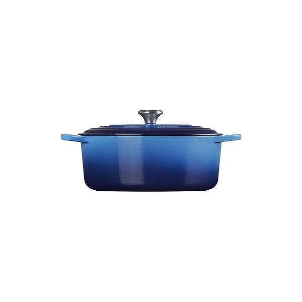 Signature st&oslash;bejern oval gryde &Oslash; 31 cm, azure, Le Creuset
