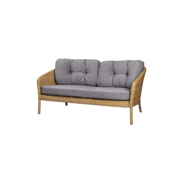 Ocean large 2-pers. sofa, natural, Cane-line
