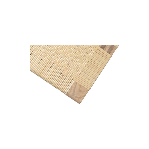 BM0488L Table Bench bord, olieret eg/rattan, Carl Hansen & Søn