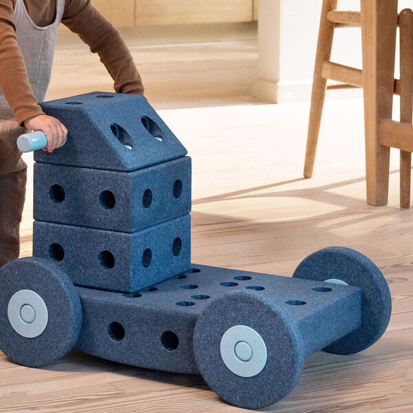 4 x skumhjul, deep blue, MODU