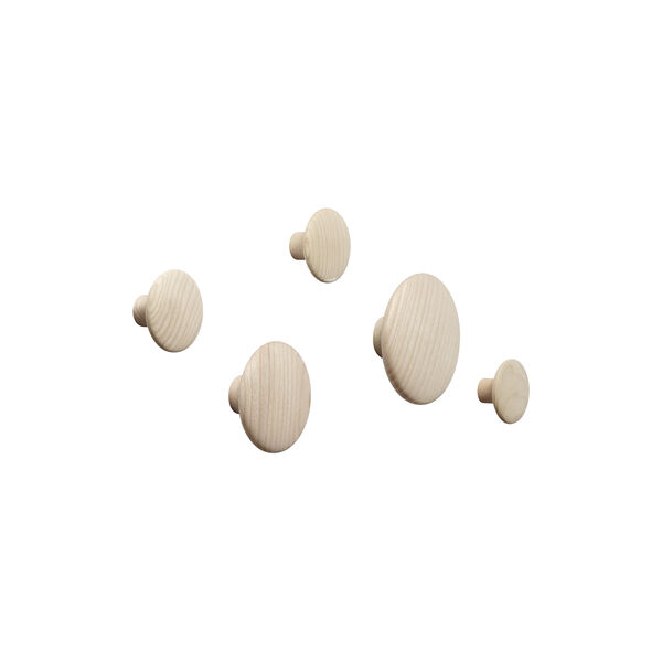 Dots Wood 5 pcs., wood, Muuto