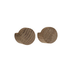 Wood Knot Small 2 stk., oiled Wood Knot Small 2 stk., oiled, EKTA Living