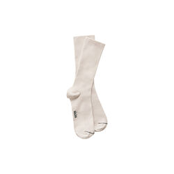 Cotton Rib Socks, milk, Aiayu