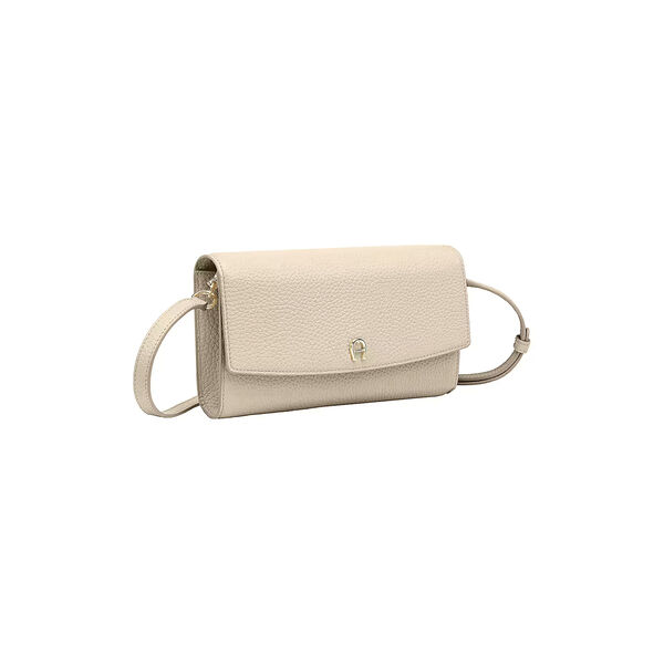Wallet With Strap, macadamia white, Aigner