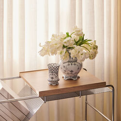 Sort Musselmalet Helblonde vase 22 cm, Royal Copenhagen