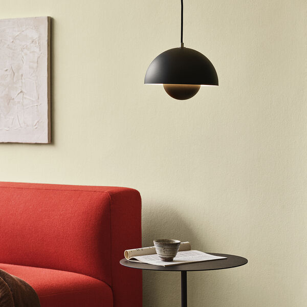 Flowerpot VP1 Pendant, matt black, &Tradition