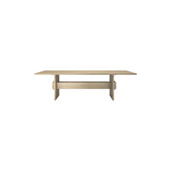 JEPPE UTZON TABLE #2, soap treated oak, DK3