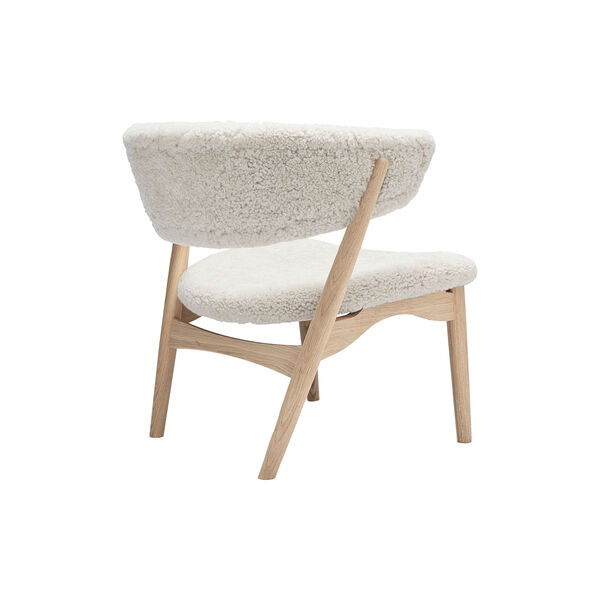 Sibast No 7 loungestol, white oiled oak/moonlight Sibast No 7 loungestol, white oiled oak/moonlight, Sibast Furniture