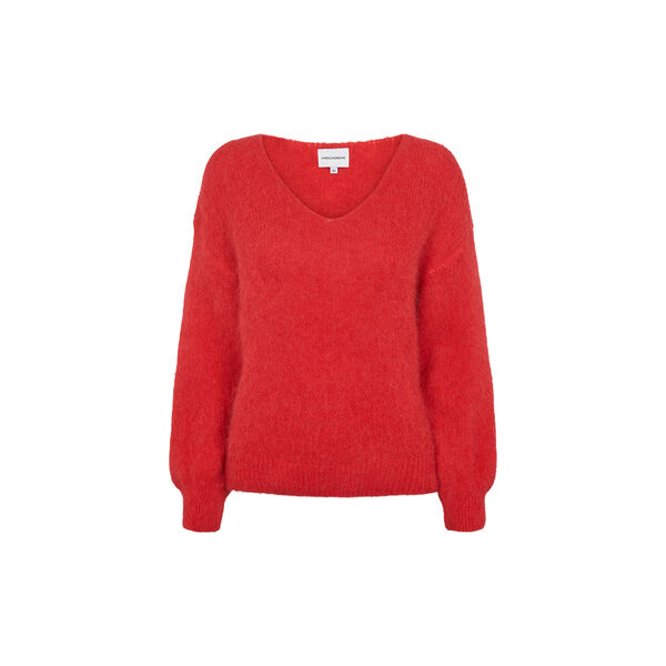 Milana LS Alpaca Pullover, lipstick red Milana LS Alpaca Pullover, lipstick red, Americandreams