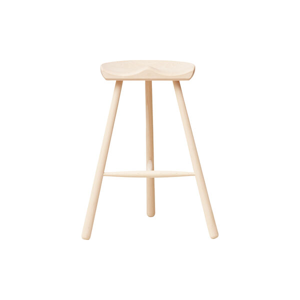 Shoemaker Chair&trade; no. 49, white oiled beech, Form & Refine