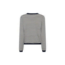 Sailor L/S Knit, offwhite/navy stripe, LA RŌUGE