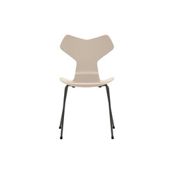 Grand Prix™ 3130 fuldlakeret stol, light beige/warm graphite, Fritz Hansen