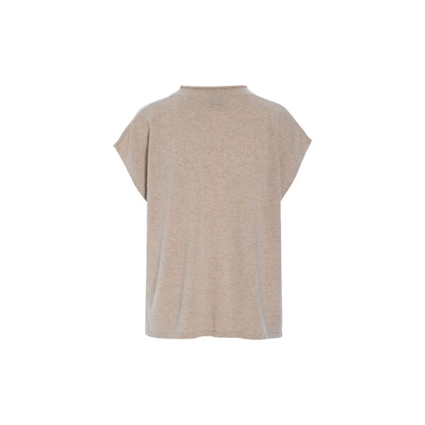 Kumo cashmere &aelig;rmel&oslash;s bluse, ivory melange, BITTE KAI RAND