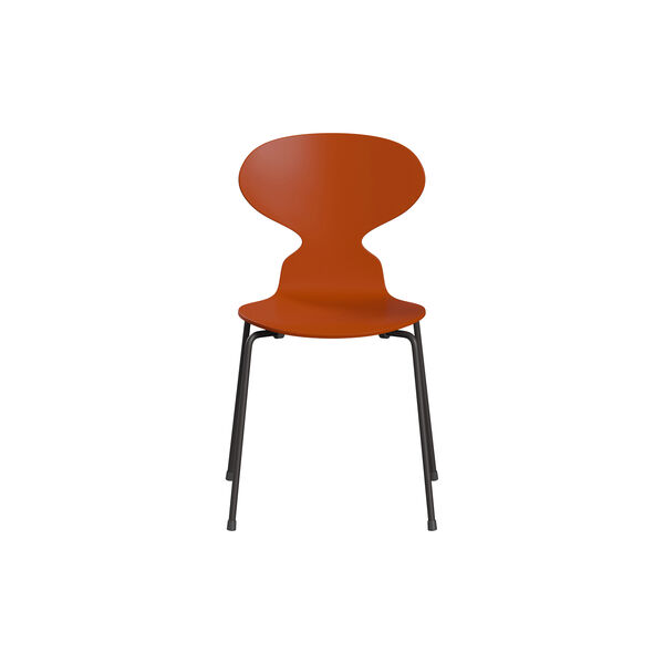 Myren&trade; 3101 fuldlakeret stol, paradise orange/warm graphite, Fritz Hansen