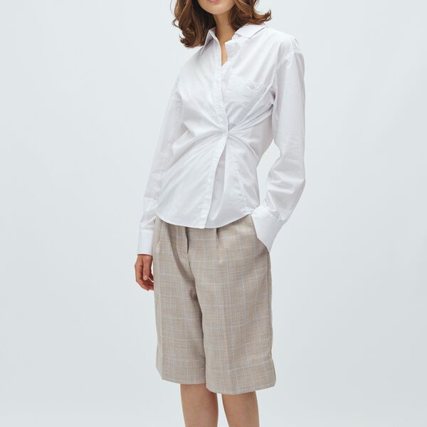 Brecan-M Shorts, beige check, mbyM