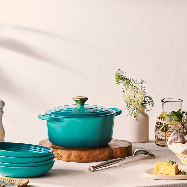 Signature Pastatallerken 22 cm, bleu riviera, Le Creuset