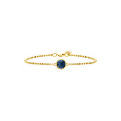Primini Armbånd, gold/sapphire blue, Julie Sandlau