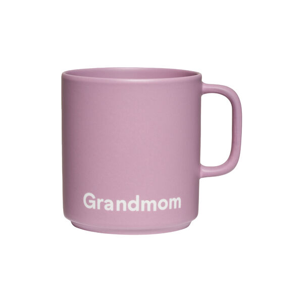GRANDMOM favourite kop med hank VIP, Design Letters