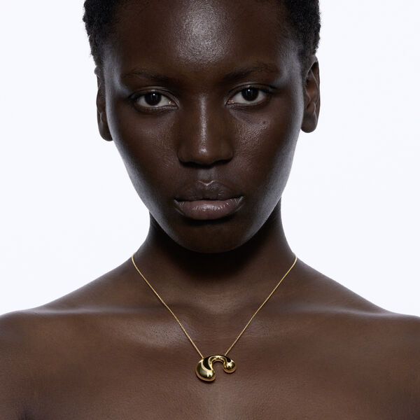 Dolphin Necklace, gold, Maria Black