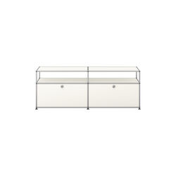 USM Haller | Model O2 | Pure White | TV-m&oslash;bel, USM Haller
