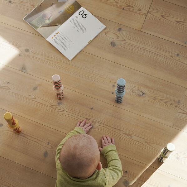 Baby motoriksæt, burnt orange/dusty green, MODU