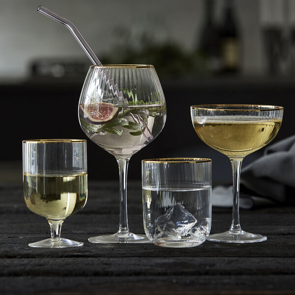 Palermo Gold cocktailglas 4 stk., Lyngby Glas