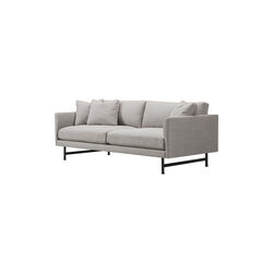 5652 Calmo 95 2 pers. sofa, beige/sort, Fredericia Furniture