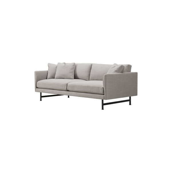 5652 Calmo 95 2 pers. sofa, beige/sort, Fredericia Furniture