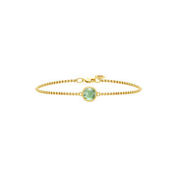 Primini Armb&aring;nd, gold/green amethyst, Julie Sandlau