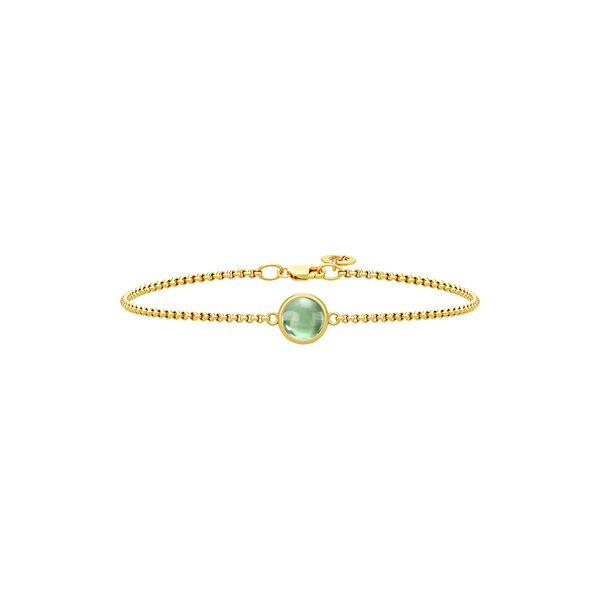 Primini Armbånd, gold/green amethyst Primini Armbånd, gold/green amethyst, Julie Sandlau