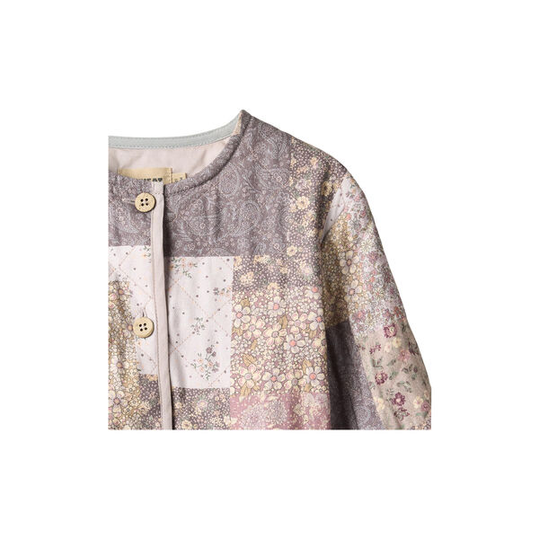 Quilt Jacket Ima, patchwork flowers, Wheat