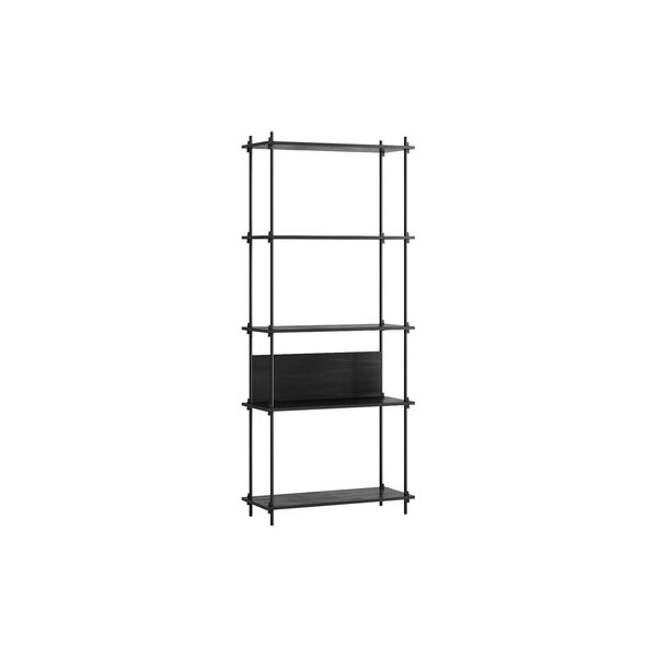 Shelving System 2001A, black, MOEBE