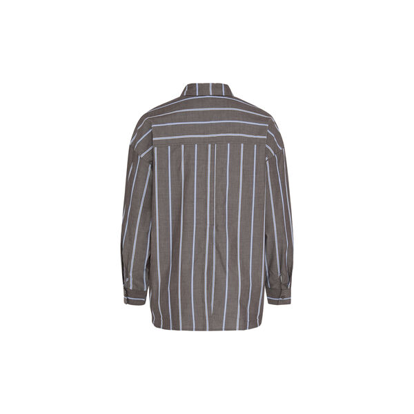 IHSADIA Shirt, brown stripe, ICHI